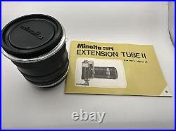 Vintage Camera Lot Minolta XG7 /Minolta ST Extension Tube /Kako-88/3 Lenses