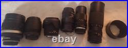 Vintage Camera Lot Of Lens