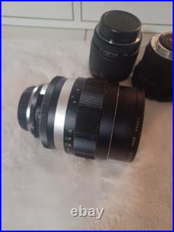 Vintage Camera Lot Of Lens