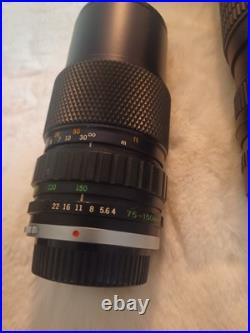 Vintage Camera Lot Of Lens