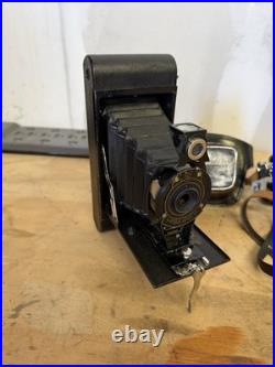 Vintage Camera Lot Pentax Miranda Kodak Brownie + Lenses & Flash