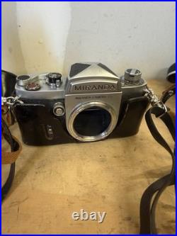 Vintage Camera Lot Pentax Miranda Kodak Brownie + Lenses & Flash