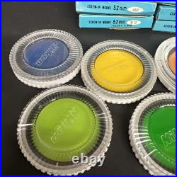 Vintage Camera Lot of 7 52mm lens filters Japan