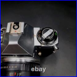 Vintage Camera Pentax ME Super 35mm with 135mm Lens Clean Works