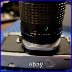 Vintage Camera Pentax ME Super 35mm with 135mm Lens Clean Works