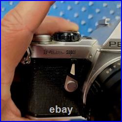 Vintage Camera Pentax ME Super 35mm with 135mm Lens Clean Works
