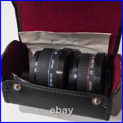 Vintage Camera Photography Accessories Lot. Body, Lenses, Flash, Etc. Not Tested