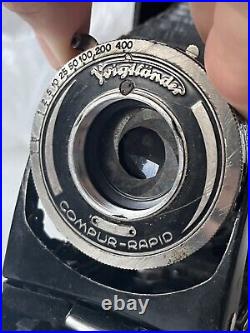 Vintage Camera VOIGTLANDER With rare lens 10.5cm (105mm) F3.5