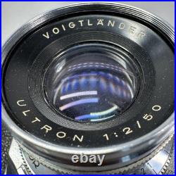 Vintage Camera Voigtlander Prominent With Ultron Lens And Case Vintage