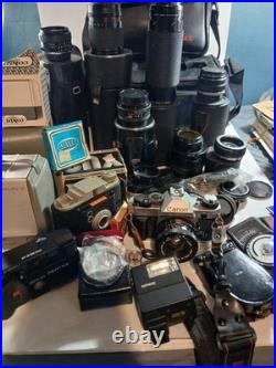 Vintage Camera, bags, lenses, &accessories AS IS UNTESTED Vintage Camera, bags, lenses, &accessories AS IS UNTESTED