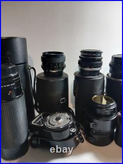 Vintage Camera, bags, lenses, &accessories AS IS UNTESTED