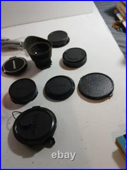 Vintage Camera, bags, lenses, &accessories AS IS UNTESTED