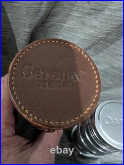 Vintage Canon 13.5cm f4 Serenar LTM Mount Lens with MADE IN OCCUPIED JAPAN Case