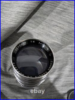 Vintage Canon 13.5cm f4 Serenar LTM Mount Lens with MADE IN OCCUPIED JAPAN Case