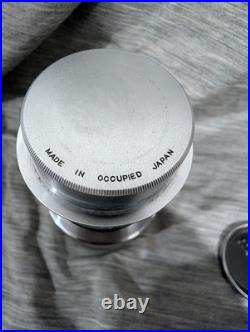 Vintage Canon 13.5cm f4 Serenar LTM Mount Lens with MADE IN OCCUPIED JAPAN Case