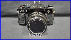 Vintage Canon A-1 35mm Film Camera with FD 50mm 118 lens