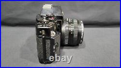 Vintage Canon A-1 35mm Film Camera with FD 50mm 118 lens