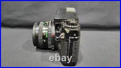 Vintage Canon A-1 35mm Film Camera with FD 50mm 118 lens