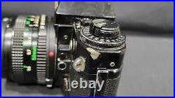 Vintage Canon A-1 35mm Film Camera with FD 50mm 118 lens