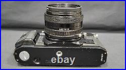 Vintage Canon A-1 35mm Film Camera with FD 50mm 118 lens