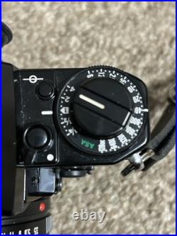 Vintage Canon A-1 35mm SLR Film Camera With Lens & Accessories Lots Of Extras