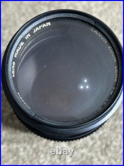 Vintage Canon A-1 35mm SLR Film Camera With Lens & Accessories Lots Of Extras