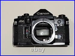 Vintage Canon A-1 35mm SLR Film Camera w F3.8 zoom lens FILM Tested & Working