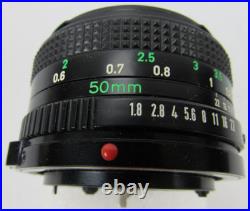 Vintage Canon A-1 35mm SLR Film Camera with 50mm f/1.8 Canon Lens 1 Owner! Works