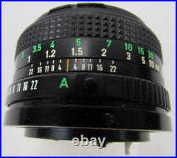 Vintage Canon A-1 35mm SLR Film Camera with 50mm f/1.8 Canon Lens 1 Owner! Works