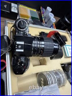 Vintage Canon A-1 Camera 52 MM With Accessories
