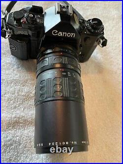 Vintage Canon A-1 Camera With Kitstar Zoom Lens
