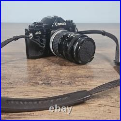 Vintage Canon A-1 Camera with Tokina Doubler & 50mm Lens Tested & Works