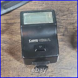 Vintage Canon A-1 Camera with Tokina Doubler & 50mm Lens Tested & Works