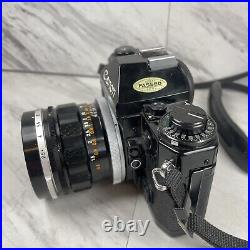 Vintage Canon A-1 Film Camera with Canon FL 35mm f2.5 Wide Angle Lens & Manual