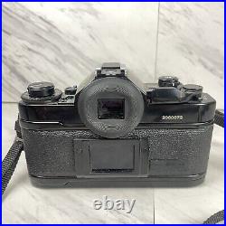 Vintage Canon A-1 Film Camera with Canon FL 35mm f2.5 Wide Angle Lens & Manual