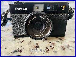 Vintage Canon A-35F Camera 40mm & Two Lenses-Tested and Working