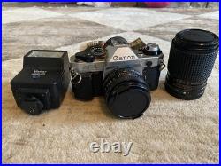 Vintage Canon AE-1 35mm Film Camera + FD 50mm f/1.8 Lens -excellent