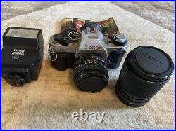 Vintage Canon AE-1 35mm Film Camera + FD 50mm f/1.8 Lens -excellent