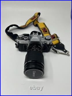 Vintage Canon AE-1 35mm Film Camera With Canon Lens Classic Design WORKING