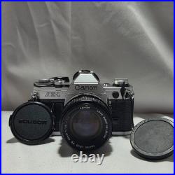 Vintage Canon AE-1 35mm Film Camera with Canon FD 50mm f1.4 SSC Lens SLR UNTESTED