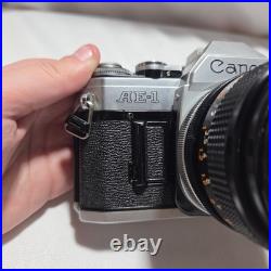Vintage Canon AE-1 35mm Film Camera with Canon FD 50mm f1.4 SSC Lens SLR UNTESTED