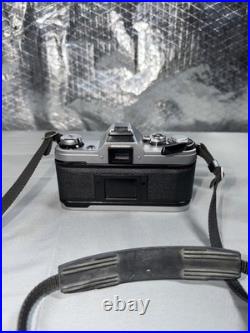 Vintage Canon AE-1 35mm Film SLR Camera Silver Soligor 35-70mm Lens Japan