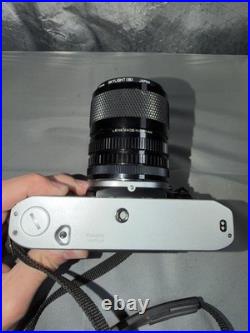 Vintage Canon AE-1 35mm Film SLR Camera Silver Soligor 35-70mm Lens Japan