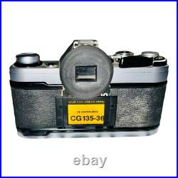 Vintage Canon AE-1 35mm SLR Camera Bundle 3 Lens, Flash, Film, Handle, Unvested