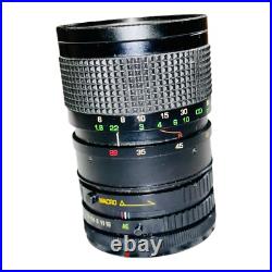 Vintage Canon AE-1 35mm SLR Camera Bundle 3 Lens, Flash, Film, Handle, Unvested