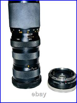 Vintage Canon AE-1 35mm SLR Camera Bundle 3 Lens, Flash, Film, Handle, Unvested