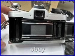 Vintage Canon AE-1 35mm SLR Camera FD 50mm f/1.8 Speedlite 155A Vivitar 70-150