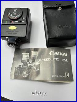 Vintage Canon AE-1 35mm SLR Camera FD 50mm f/1.8 Speedlite 155A Vivitar 70-150