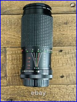 Vintage Canon AE-1 35mm SLR Film Camera with 2 Lens, Flash WithOriginal Box