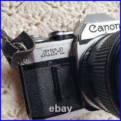 Vintage Canon AE-1 35mm SLR Film Camera with 50mm 11.4 Lens Kit